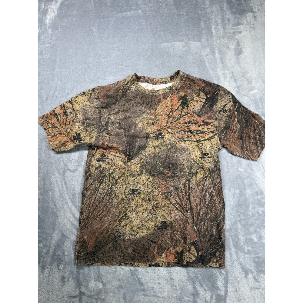 Game Winner T Shirt Mens Small Multicolor Realtree Camouflage Natural Hunting
